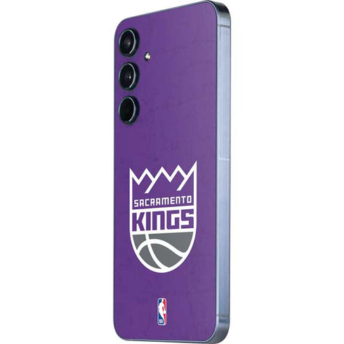 NBA Sacramento Kings Distressed Galaxy A35 5G Skin